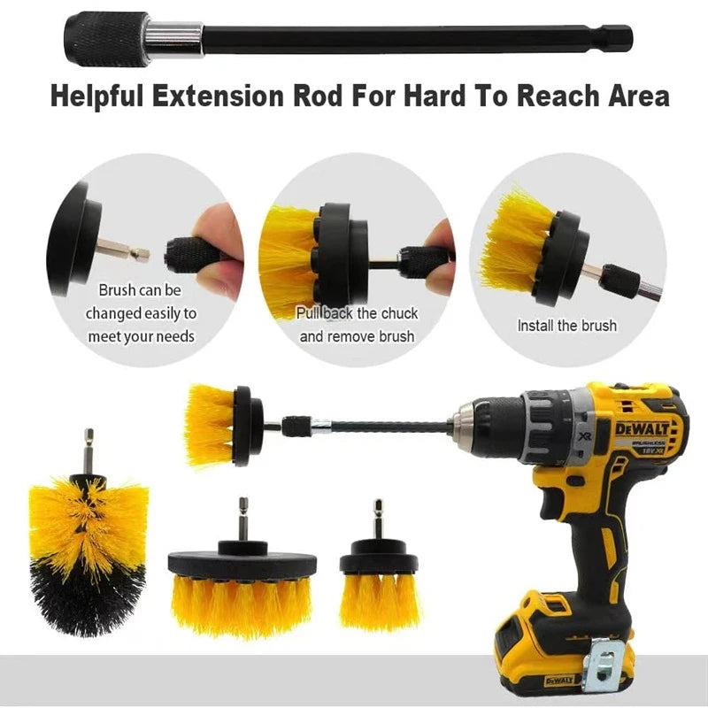 Electric Drill-Brush Kit