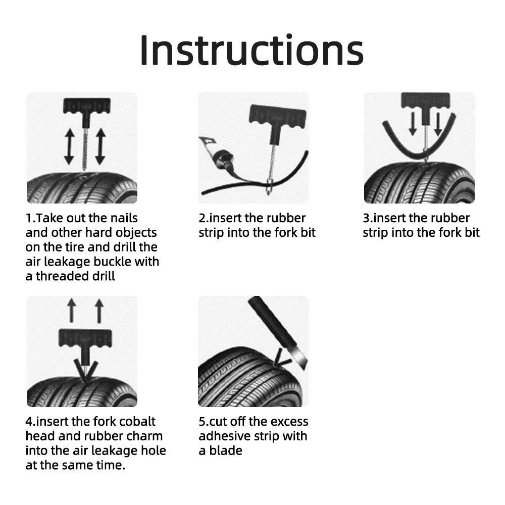 Car Tire Repair Kit